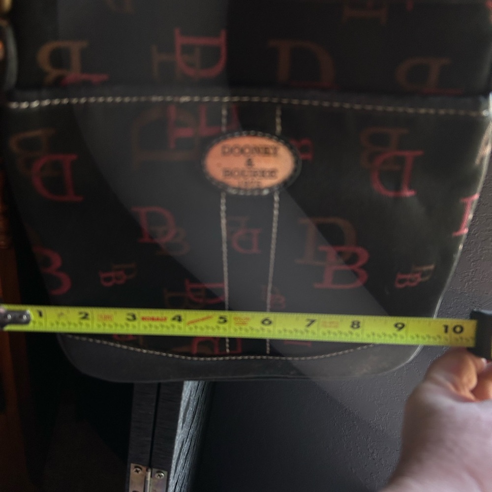 Dooney & Bourke Black Crossbody Bag with Red Accents - Picture 3 of 14